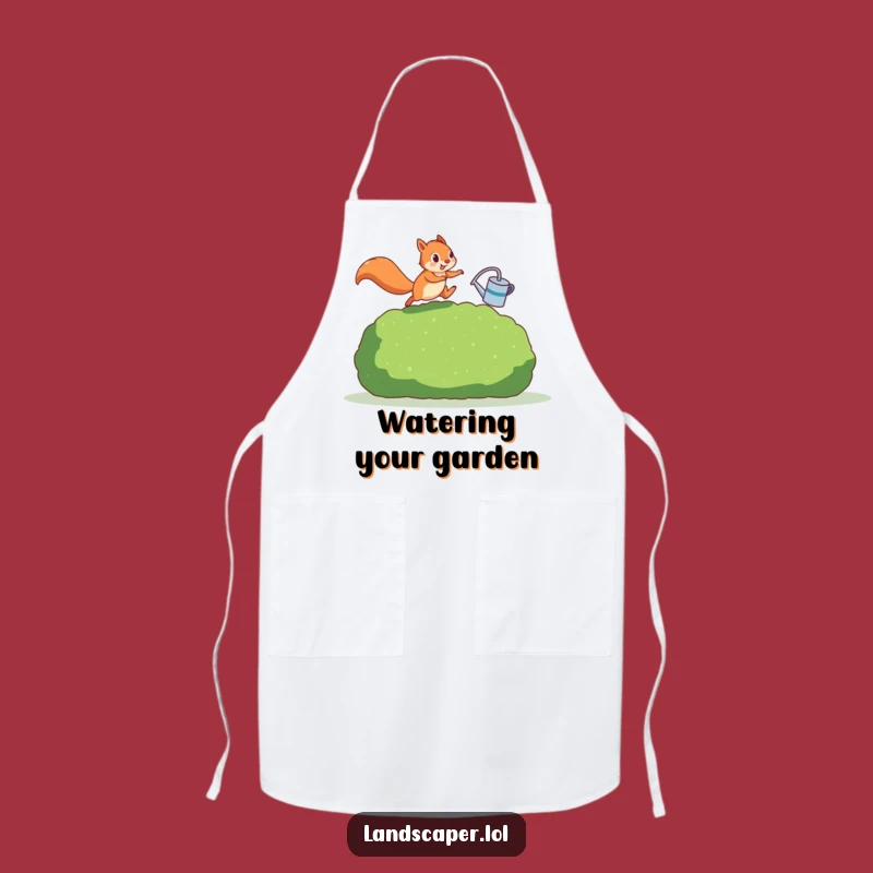 Funny Squirrel Chef Apron - Hilarious Gardener's Kitchen Wear - Perfect Funny Gift!