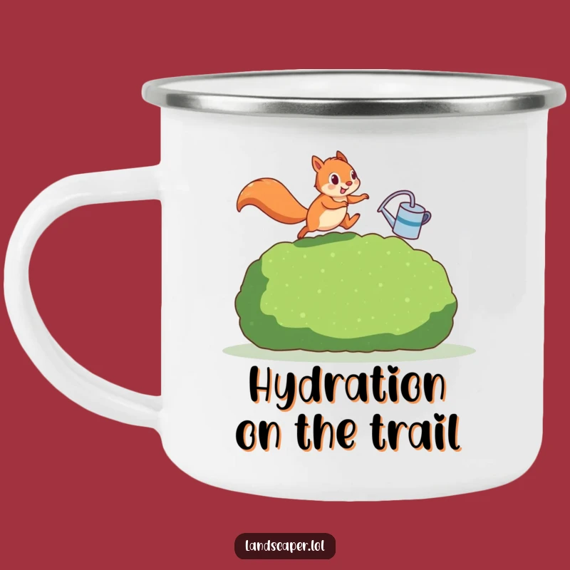 Funny Squirrel Campfire Mug - Rugged Gardener's Hilarious Outdoor Gift!