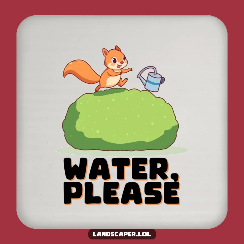 Funny Squirrel Coasters - Hilarious Gardener's Set for Tables - Perfect Party Gift!