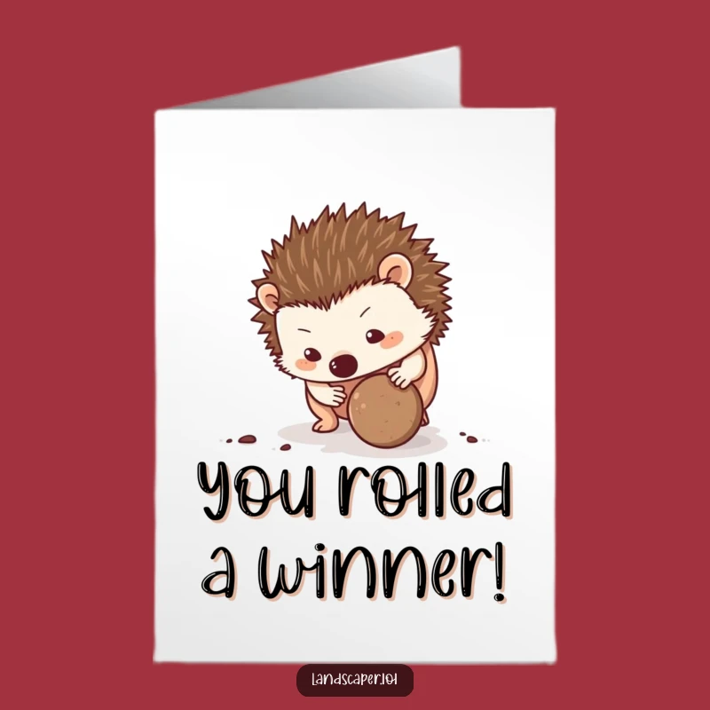 Free Printable Hedgehog Card: Hilarious Congratulations Downloadable Gift for Any Occasion