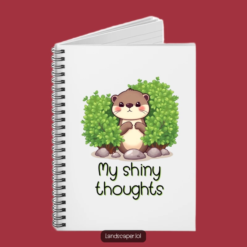 Funny Otter Dropping Pebble Notebook: Hilarious Journal for Curious Minds