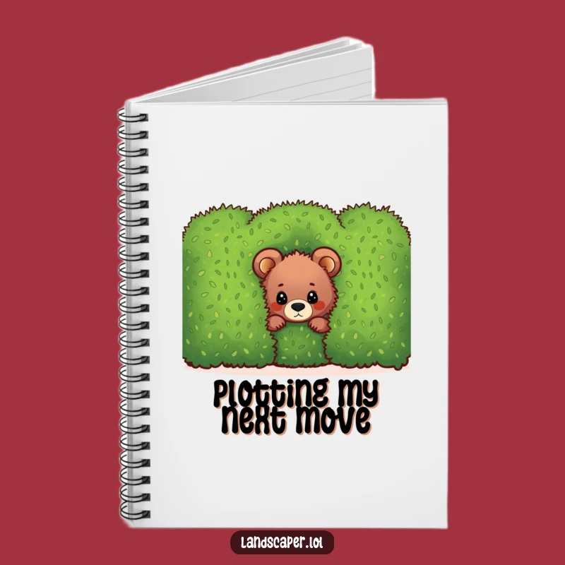 Funny Bear Cub Hedge Notebook: Jot Down Ideas with This Hilarious and Cute Journal